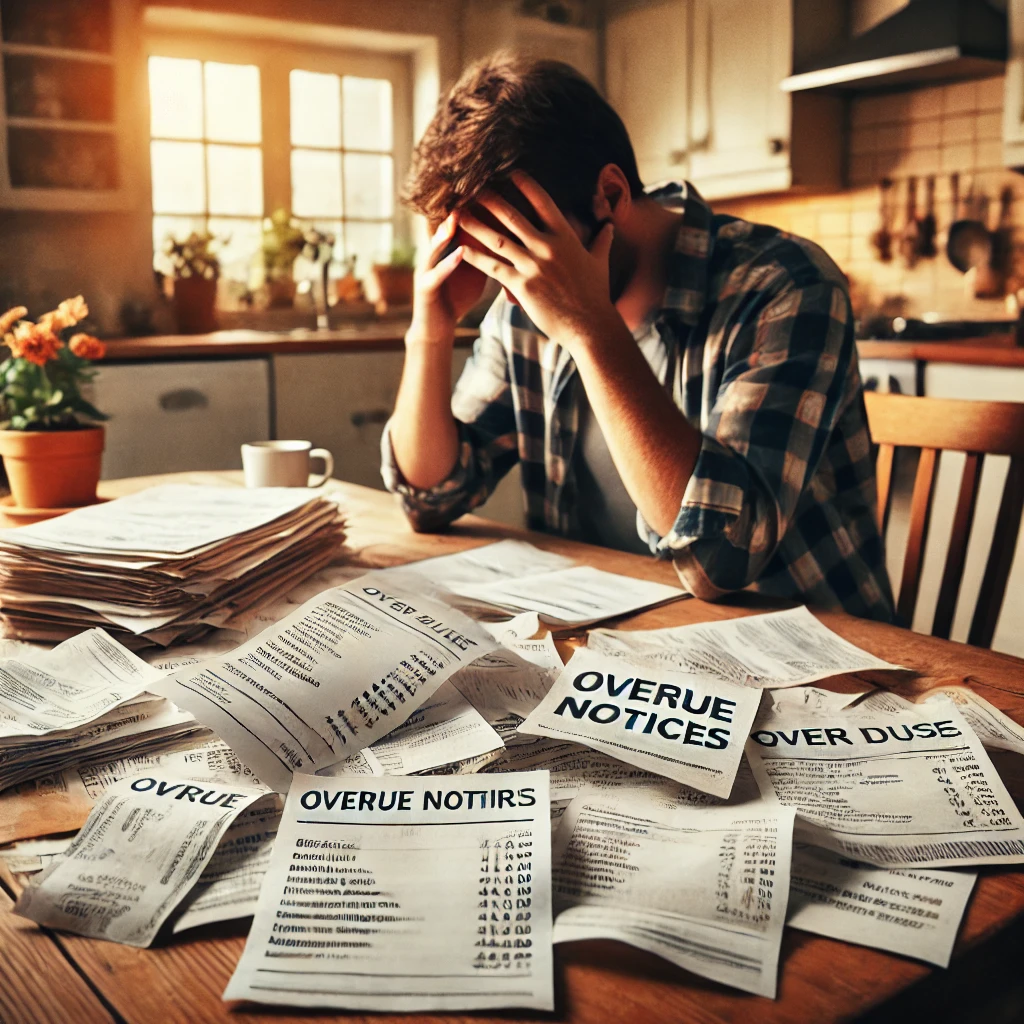 Stacks of aging paperwork